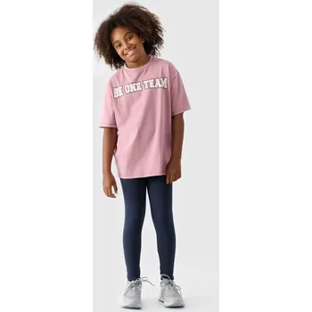 Dívčí pletené legíny 4F Junior 4FJWMM00TTIGF178-31S 164