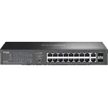 Switch TP-Link ES220GP 16x GLan s PoE+, 2x GLan, 2x SFP, 150W, Omáda SDN