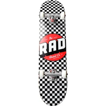 Skateboard RAD Checkers Progressive Skateboard Komplet (7.75"|Černá/Bílá)