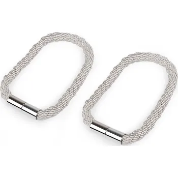 Dekorační úvaz / šňůra na závěsy s magnetem, barva 1 Off White