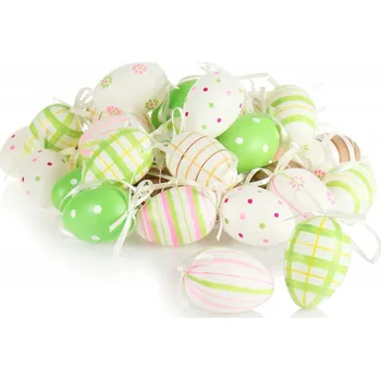 Velikonoční dekorace 36x VELIKONOČNÍ VAJÍČKA PÍSKANKY DEKORACE Velikonoce VAJÍČKA K ZAVĚŠENÍ