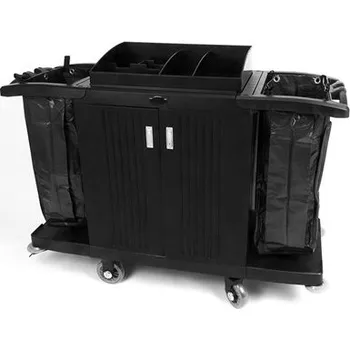 Úklidový vozík Vozík pro pokojské s dvířky KGHC341N-D