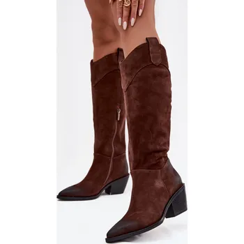 Dámské kozačky Kozačky na podpatku model 219399 Step in style 41