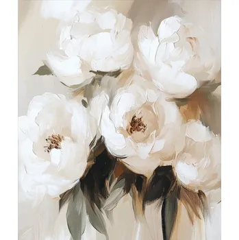 Počesaná teplákovina Takoy PANEL 360g světlé pivoňky