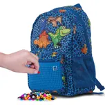 PIXIE CREW dětský batoh DINO MODRÝ