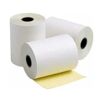 Kotouček do pokladny a tiskárny štítků Papírové kotoučky 76/60/17 52+48 g 1+1 bílá/žlutá KR76/60/17/60WY