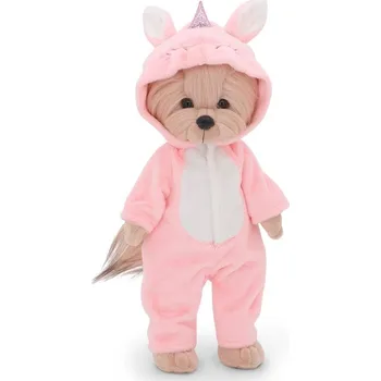 Dřevěná hračka Lucky Doggy Plyšový pejsek Yorkšírka - Yoyo Unicorn