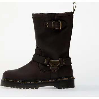 Dámské tenisky Tenisky Dr. Martens Anistone Hi Dark Brown Burnished Waxy Pull Up EUR 37