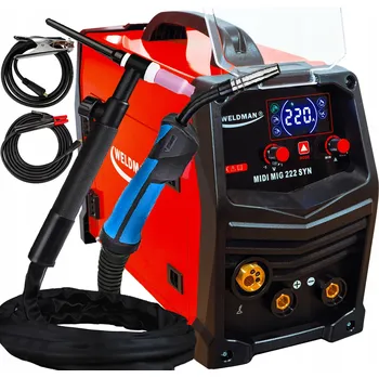 Svářečka Svářečka MIG/MAG, MMA, TIG Weldman 40-220 A 230 V (Poloautomat)