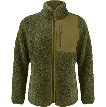 pracovní bunda James Harvest Bunda Sherpa Two-Tone Kingsley Women, fleecová, dámská COT62150457005-moss green 2XL Zelená mechová