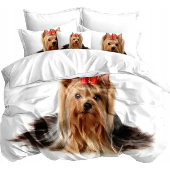 Povlečení 3D BAVLNA YORKSHIRE POVLEČENÍ 140x200cm BÍLÉ