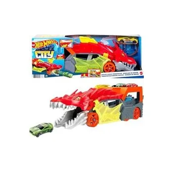 autíčko HW City transporter z wyrzutnią Dragon GTK42