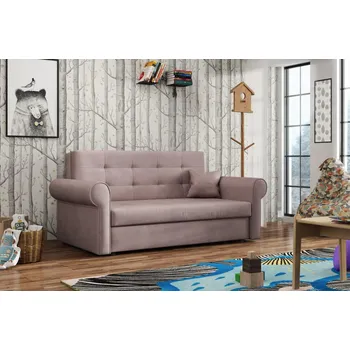 Pohovka FN Pohovka Vivian Silver III Kronos růžová