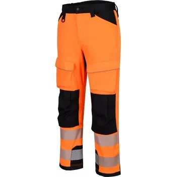 Pracovní obuv Výstražné zahrádky PW3 pro práci v postroji Oranžový/Černý vel. 48