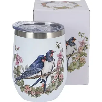 Termoska Termohrnek Vlaštovky 330 ml (Termoska s ptáčky,vlaštovka)