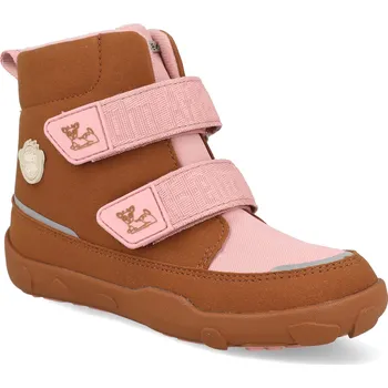 Dívčí zimní obuv Barefoot dětské zimní boty Affenzahn - Comfy Vegan Deer růžové Velikost: 29