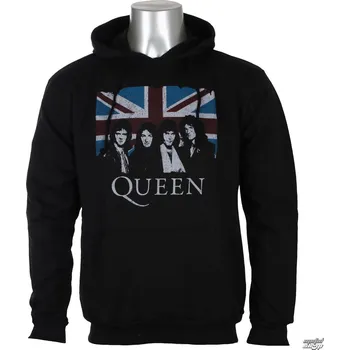 Pánská mikina mikina s kapucí pánské Queen - Vintage Union Jack - ROCK OFF - QUHD02MB - XL