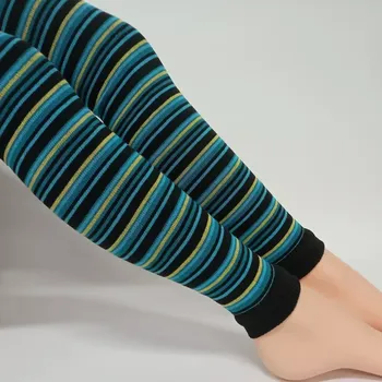 Dámské oblečení Dětské punčochové legíny Adélka T - 98-104 / černá/tyrkysová