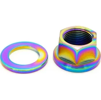 bmx TLC Titanium BMX Osičkový Šroub Se Spacerem (14mm|Rainbow)
