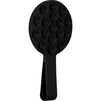Magnetický držák na mobil s kroužkem Silicone MSH9 black