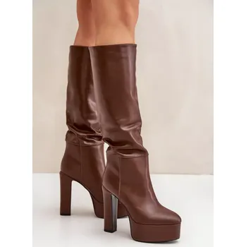 Dámské kozačky Kozačky na podpatku model 204662 Step in style 39