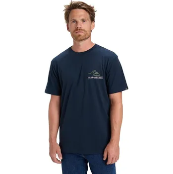 Pánské tričko tričko Quiksilver Light Waves - KTP0/Dark Navy L