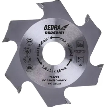 Brusný kotouč Lamelový kotouč 100x22 mm, 6 zubů DEDRA DED69161