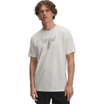 Pánská móda Pánské tričko s krátkým rukávem Under Armour PJT RCK BRAHMA BULL SS TEE hnědé 1383191-279 - XL | UK 7,5 | US 10