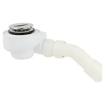 Odtok sprchové vaničky, průměr odtoku: 50 mm, chrom - A BAUHAUS