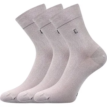 Pánské ponožky Lonka Dagles Pánské společenské ponožky - 3 páry BM000002049500100237 světle šedá 43-46 (29-31)