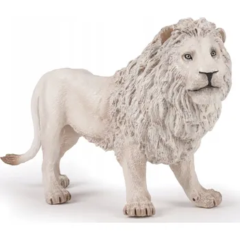 Figurka BÍLÝ LEV VELKÝ XL - Velký bílý lev - PAPO 50185