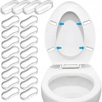 WC sedátko GUMOVÉ NÁRAZNÍKY PRO WC SEDÁTKO, NÁHRADNÍ OCHRANNÉ PRVKY NA WC SEDÁTKO