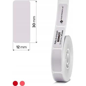 Speciální papír Samolepicí štítky samolepky termální Niimbot D11 D110 D101 12x30