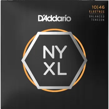 Struna pro kytaru a smyčcový nástroj Kytarové struny D'Addario 10-46 NYXL