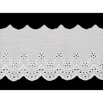 Krajka Madeira - štykování šíře 85 mm