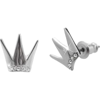 Módní doplněk JSB bijoux s.r.o. Náušnice puzety z bižuterní slitiny královnina korunka s krystaly Swarovski Crystal