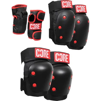 Set Chráničů CORE Skate Pads S Černý