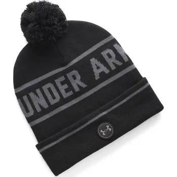 Čepice Pánská čepice Under Armour Under Armour DRIVE POM BEANIE černá 6005959-001