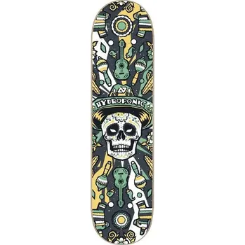 Skateboard Hydroponic Mexican Skull 2.0 Skate Deska (8.375"|Black)