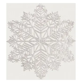prostírání Vánoční prostírání | AVERY | ve tvaru sněhové vločky, sada 2 ks | 38 cm | 760068