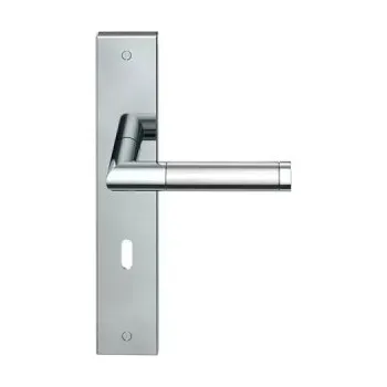 Dveřní kování Sada klik Creative Louisiana, nerezová ocel, tvar L, tloušťka dveří: 38 mm - 45 mm - B DIAMOND DOORS