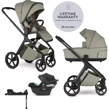 Kočárek EASYWALKER Kočárek kombinovaný Zoey + CYBEX Aton B2 i-Size + základna 2025 Sage Green