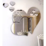 Nalepovací zrcadlo srdce 27 x 22 cm…