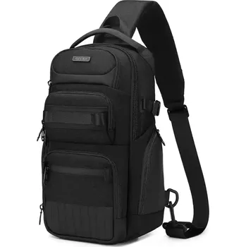 Ozuko batoh přes hruď Castries Černý 12L