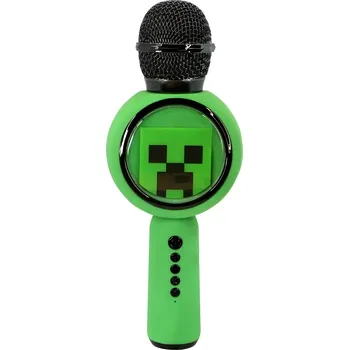 Mikrofon OTL Technologies Minecraft PopSing černý/zelený