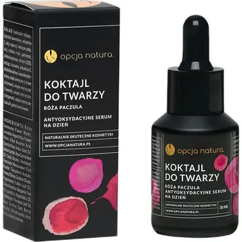 Pleťové sérum Opcja Natura Kremy do twarzy Antioxidační denní sérum Face Cocktail Rose and Patchouli 30ml