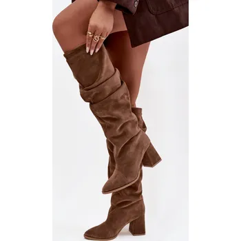 Dámské kozačky Kozačky na podpatku model 219402 Step in style 41