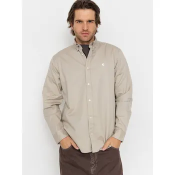 Pánská košile Carhartt WIP Madison (fleur de sel/wax) L, béžová