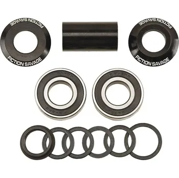 bmx Fiction Savage Mid Uzavřené Středové Složení (19mm|Černá)