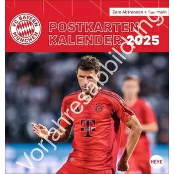 FC Bayern München Postkartenkalender 2026 - Heye